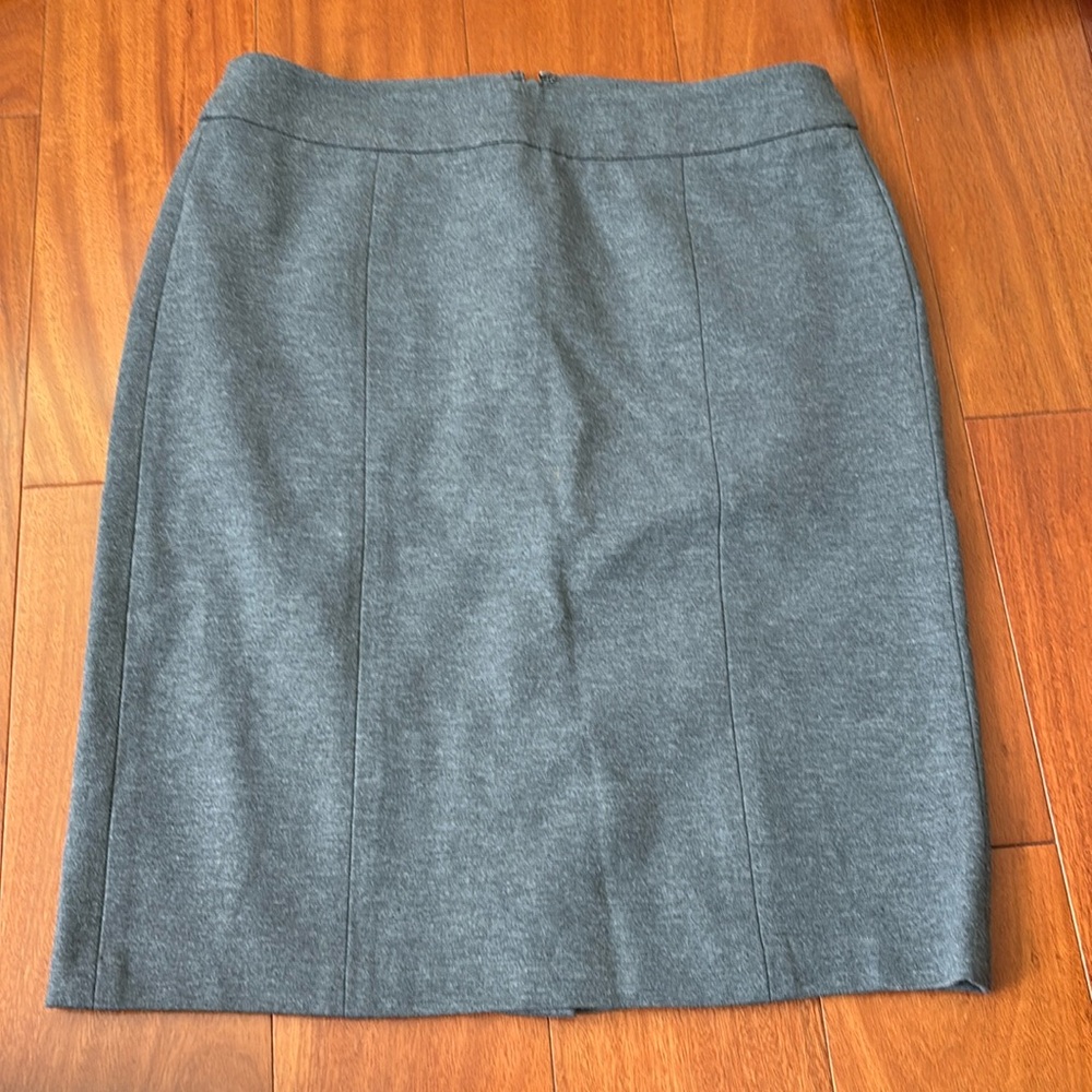 Talbots Heather Blue Pencil Skirt